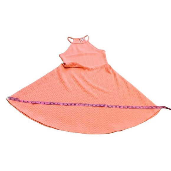 10/$25🦋 Mossimo Neon Orange A-Line Sleeveless Skater Dress - Size Medium - Picture 13 of 16